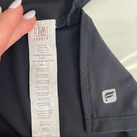FABLETICS x Demi Lovato Mesh Racerback Tank Top Size XS - Picture 7 of 7